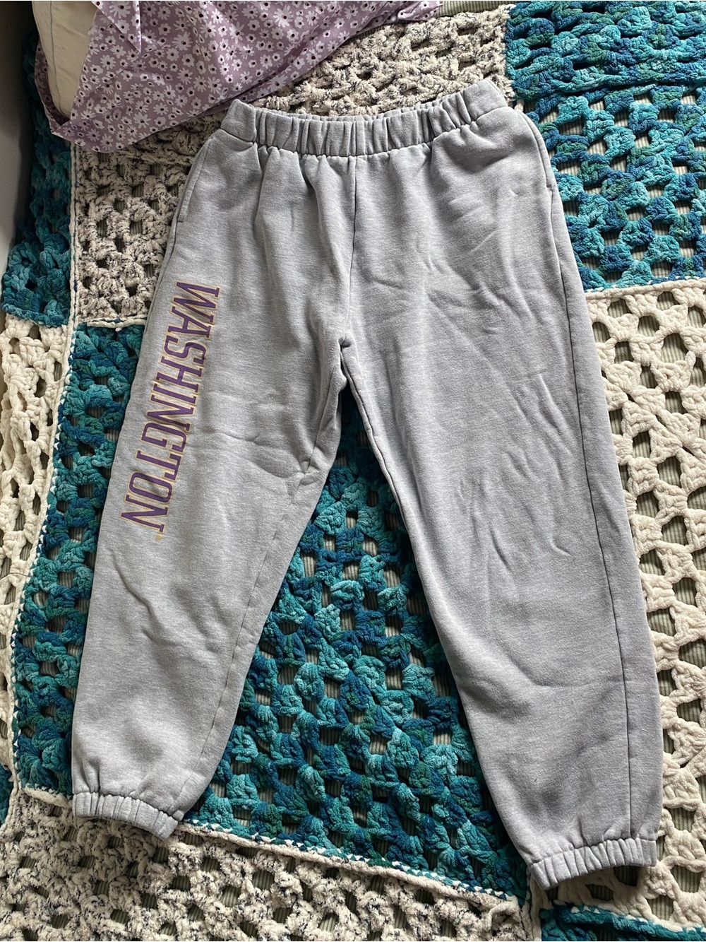 Hype and Vice Washington Huskies Sweatpants Gray Joggers XL